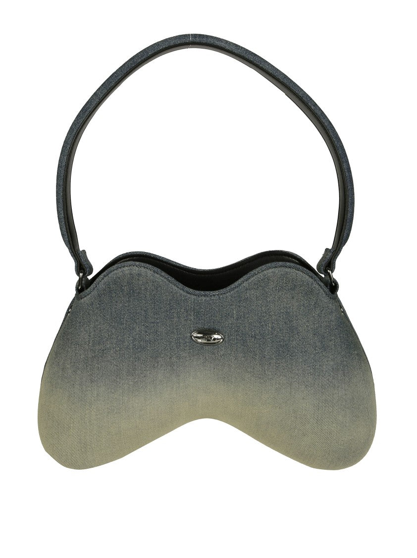Diesel Denim Shoulder Bag With Letter Logo