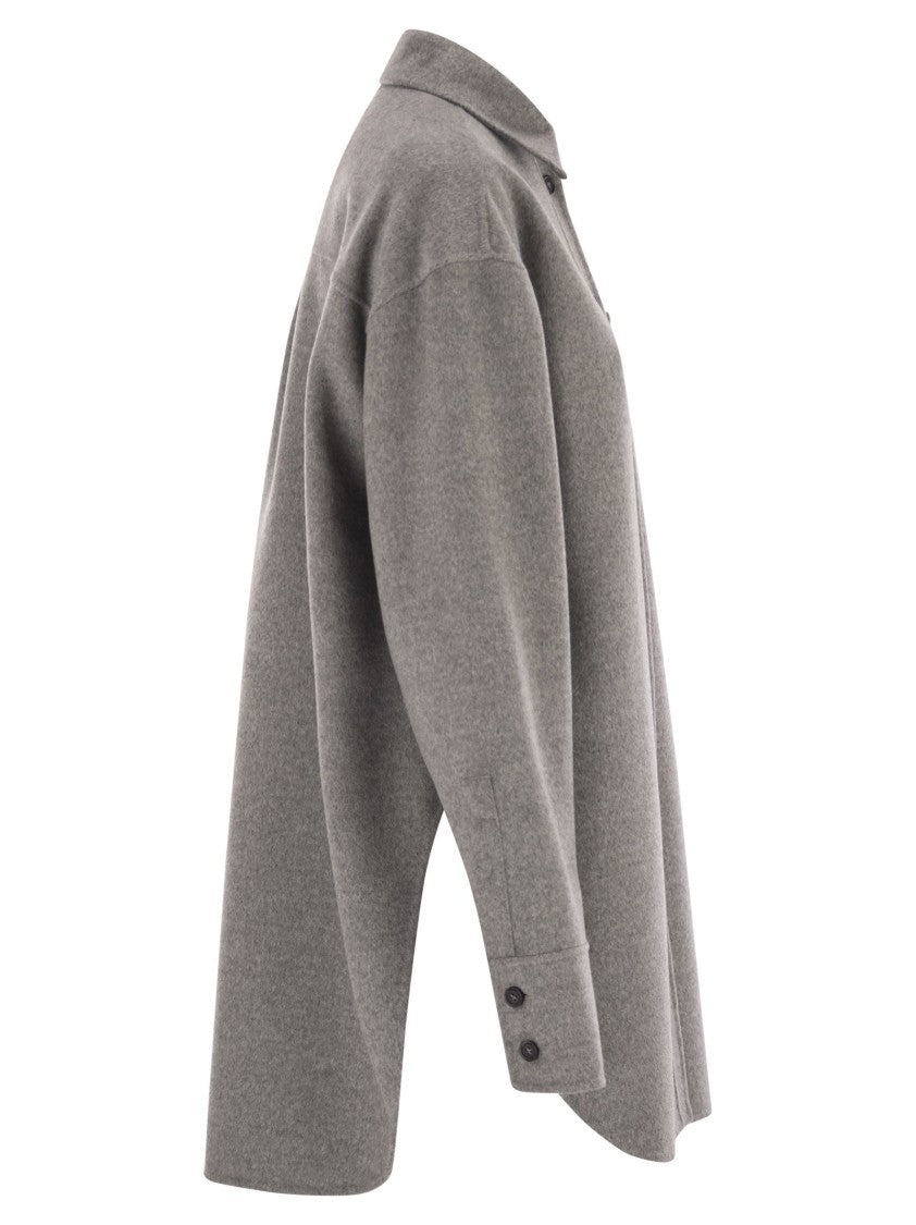 Sportmax Riber - Oversized Shirt In Double Fabric