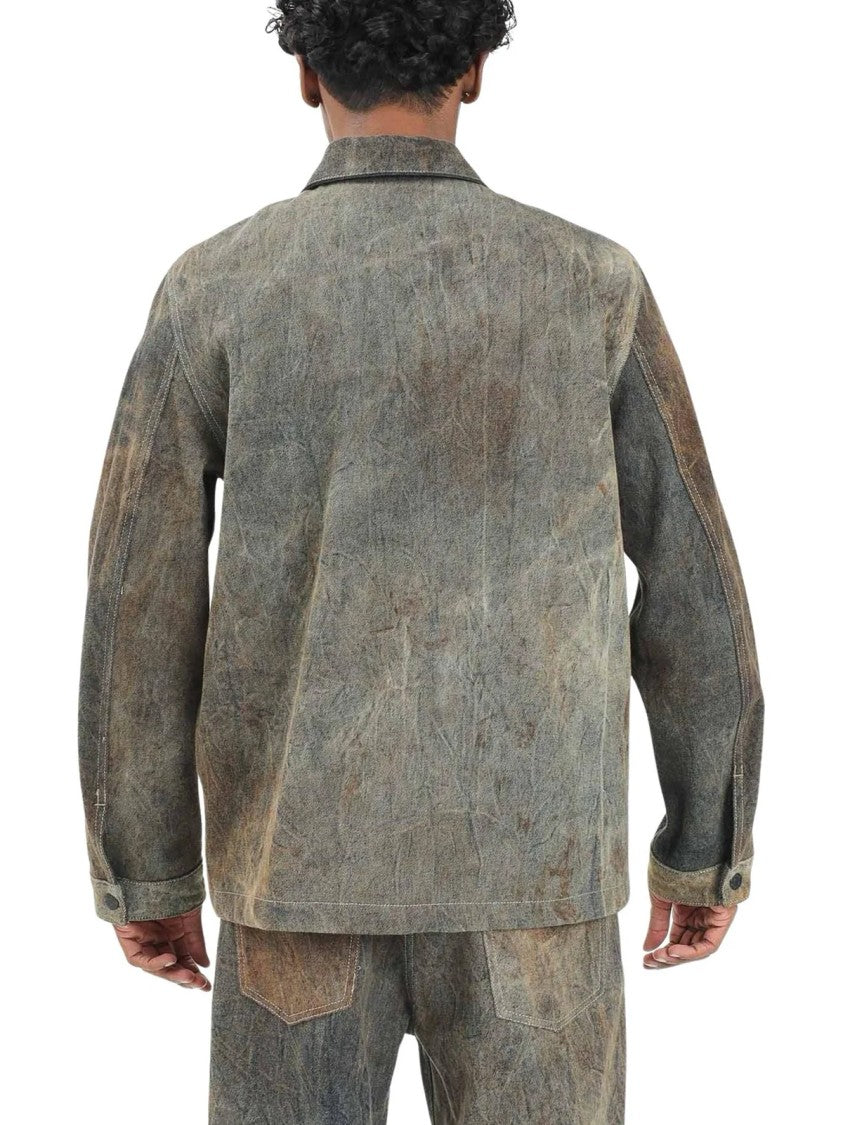 I M Brian Cotton Denim Shirt