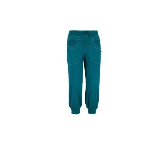 E9 Relaxed Fit Tapered Pants With Curved Seam Detailing