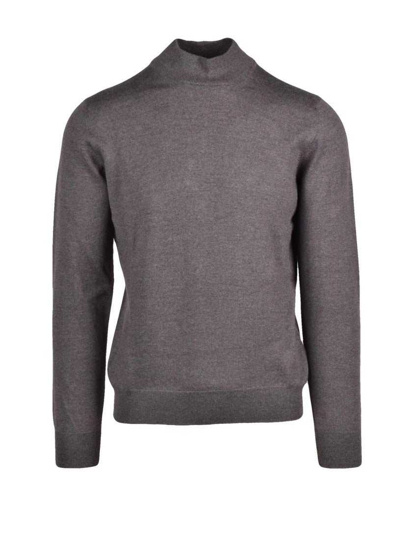 Gran Sasso Turtleneck Sweater In Vibrant Turquoise Virgin Wool