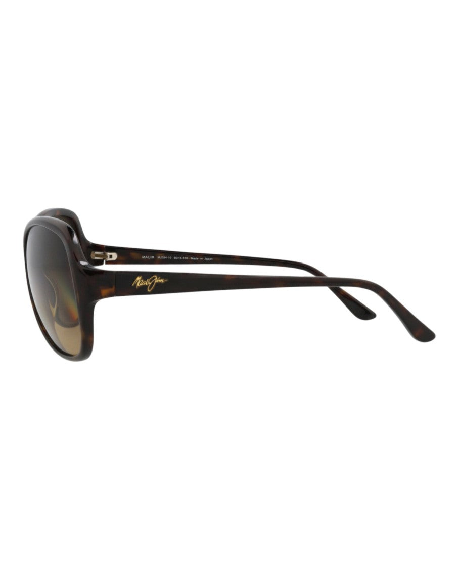 Maui Jim Round-Frame Acetate Sunglasses
