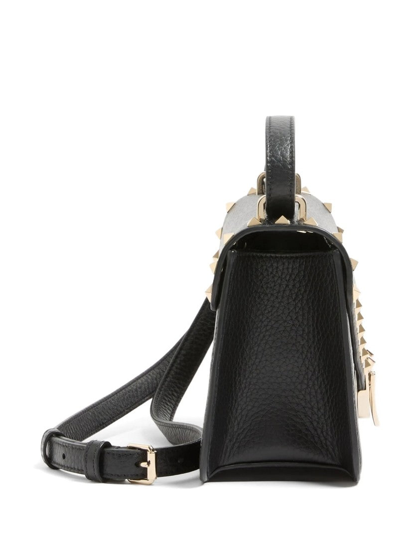 Valentino Rockstud Small Textured Leather Bag