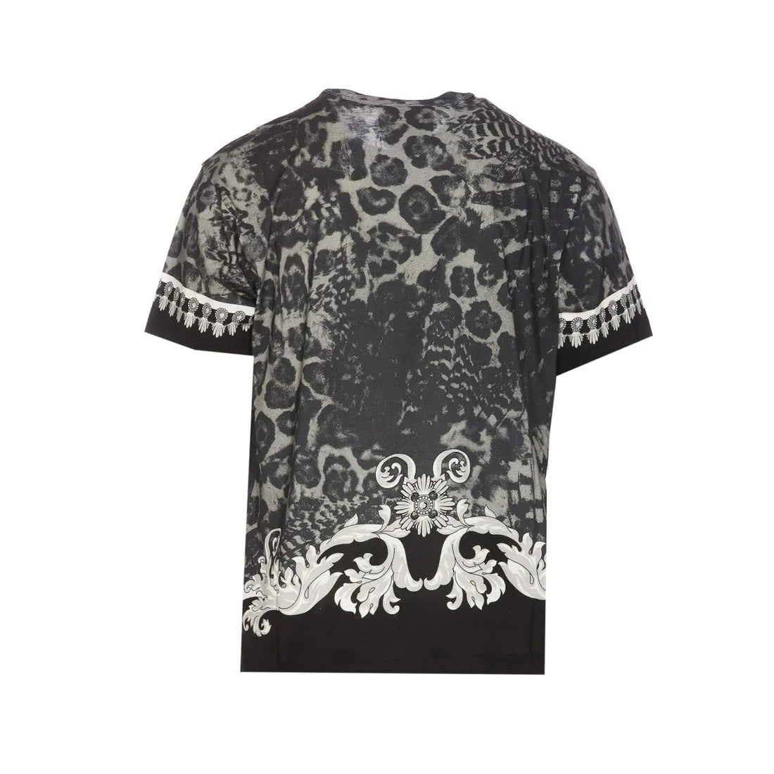 Versace Jeans Couture Black Cotton T-Shirt