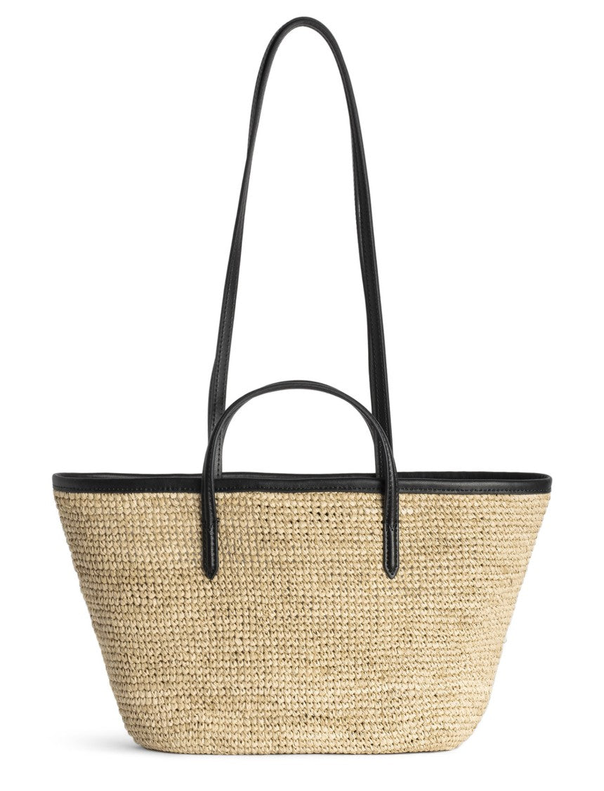 Zadig & Voltaire Woven Straw Tote Bag