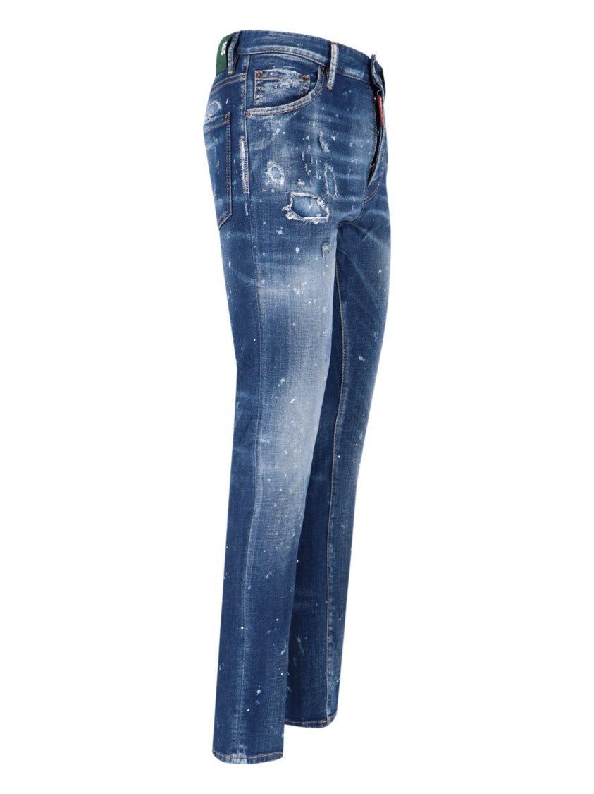 Dsquared2 "Cool Guy" Straight Jeans Blue Denim