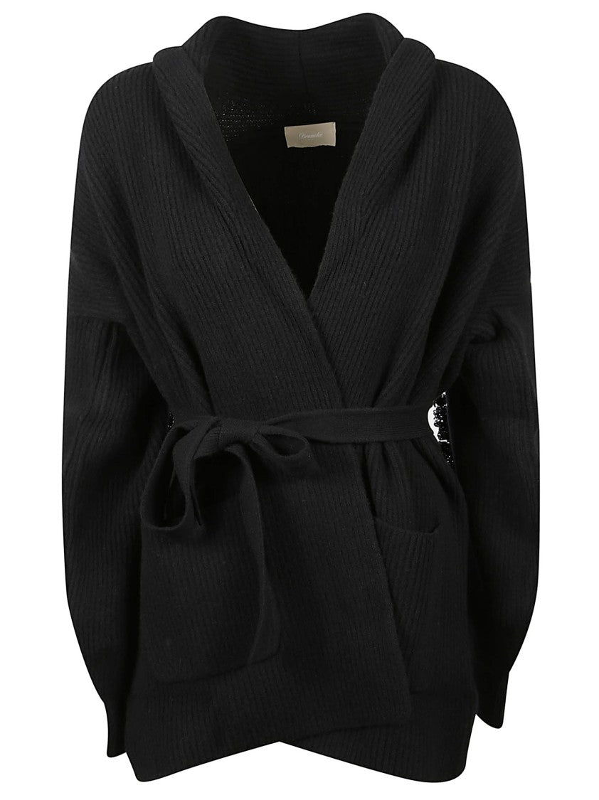 Drumohr Ribbed Merino Wool-Blend Wrap Cardigan