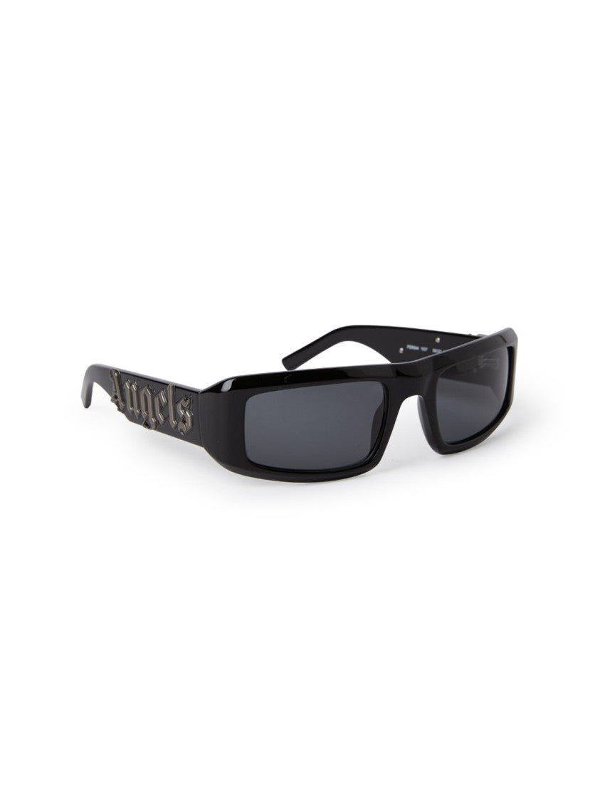 Palm Angels Black Kerman Sunglasses Angular Distinctive Sunglasses