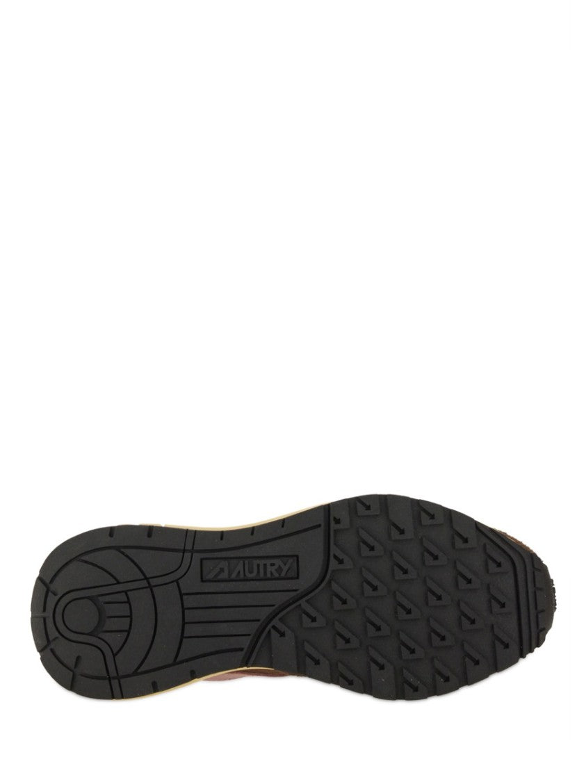 Autry Reelwind Low Nylon Suede Leather Sneakers