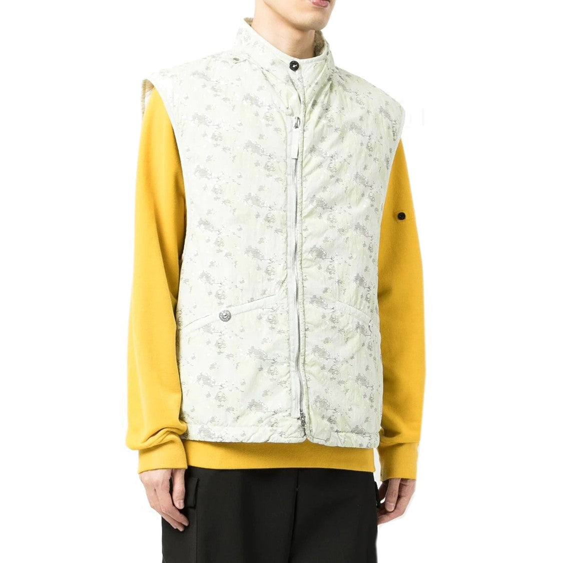 Stone Island Printed Brushed Gilet