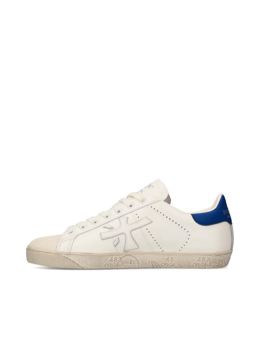 Premiata Leather Suede Lace-Up Sneakers