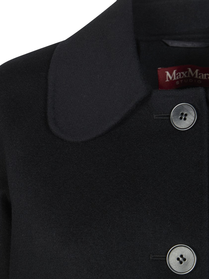 Max Mara Trionfo Cropped Pleated Back Jacket