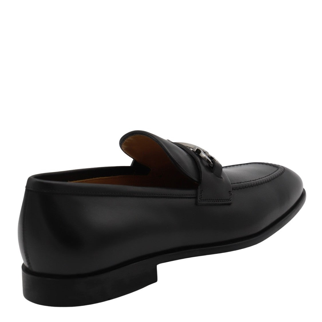 Ferragamo Men's Polished Leather Flat Shoes