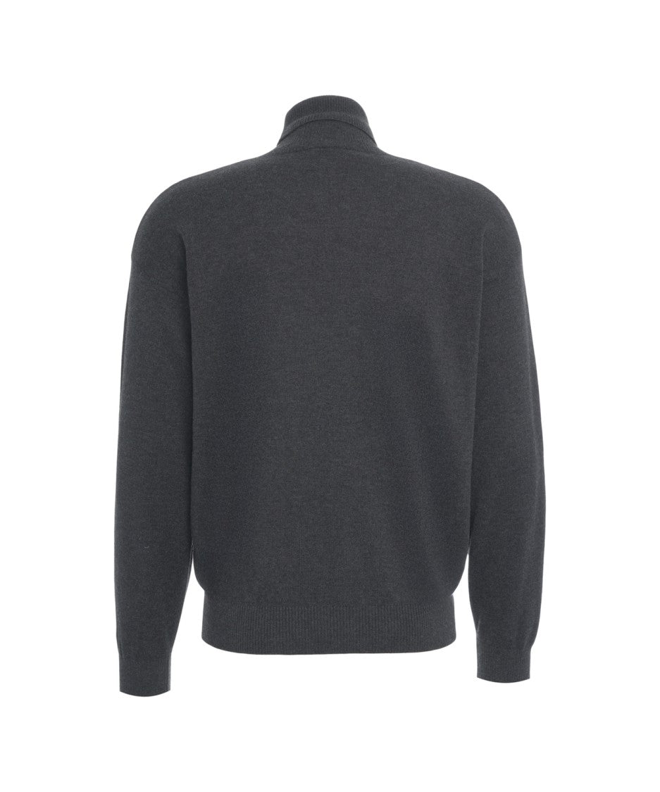 Kangra Relaxed Fit Turtleneck Sweater With Classic Knit Design