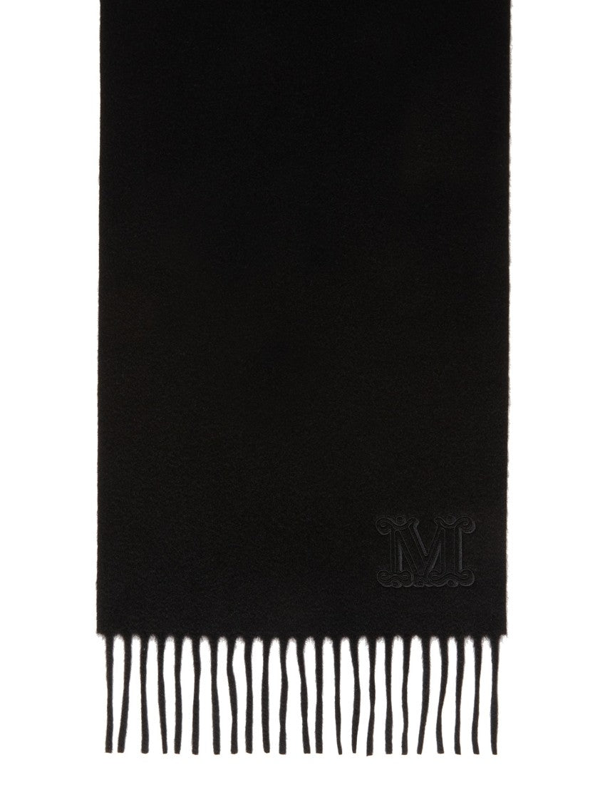 Max Mara Fringed Zibellin Cashmere Scarf