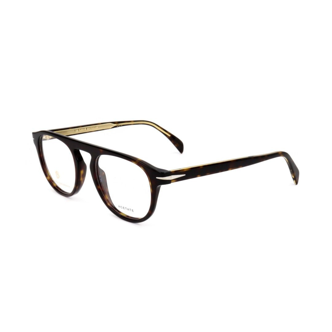 David Beckham Db 7024 Tortoiseshell Round Rectangular Eyeglasses