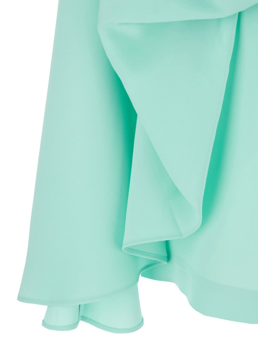 Taller Marmo Eolia' Light Blue Mini Dress