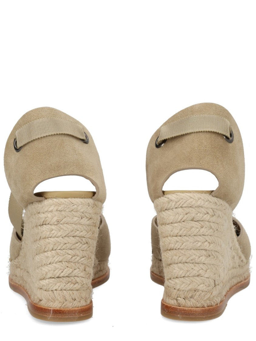 Castaner Camila Suede Ankle Ribbon Espadrilles
