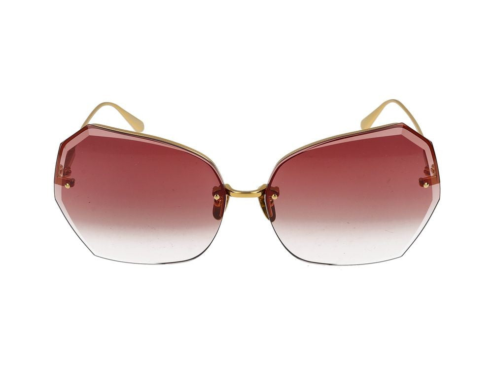 Linda Farrow Sunglasses Lfl1546 Lila C6 Yellow Gold/Light Gold 69/15/140