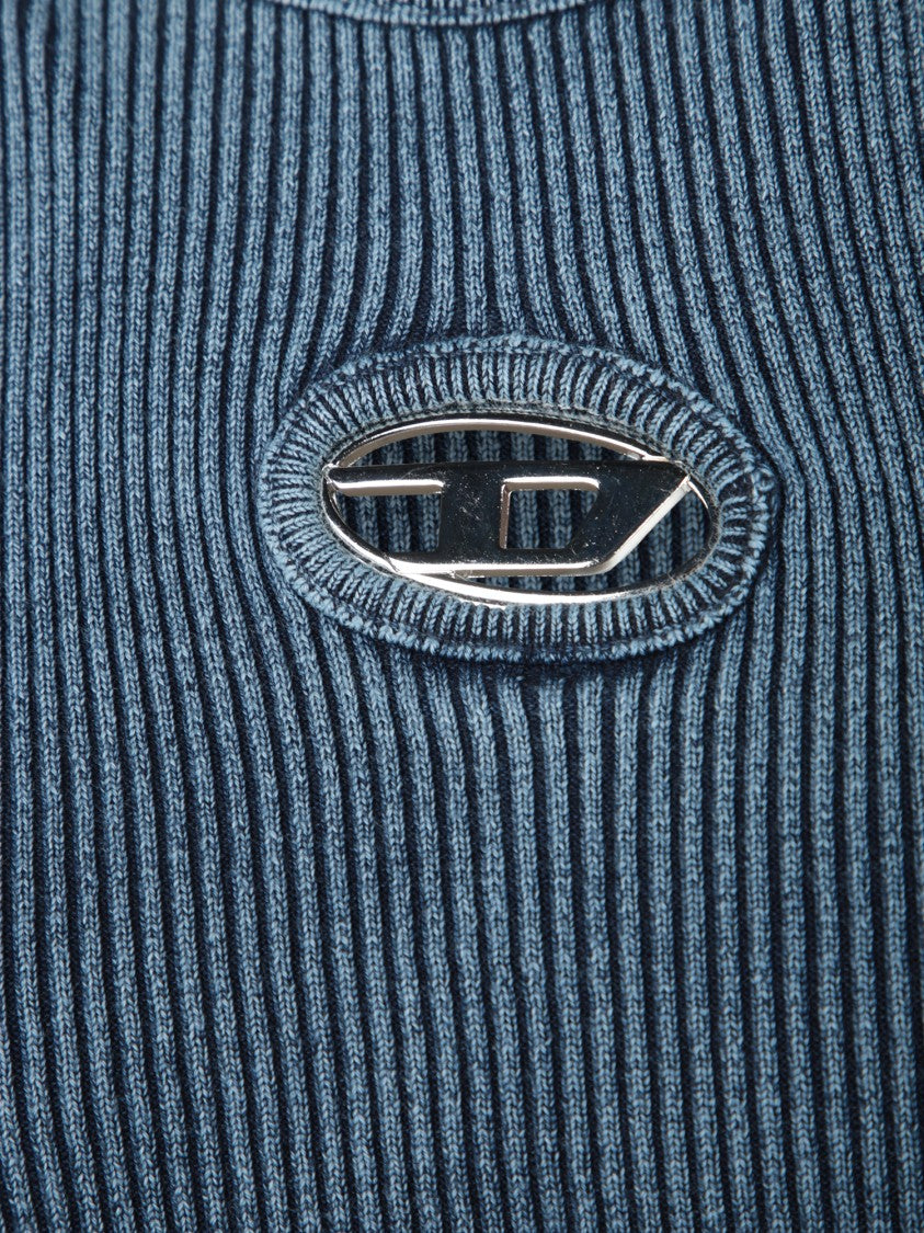 Diesel Sleeveless Ribbed Knit Top
