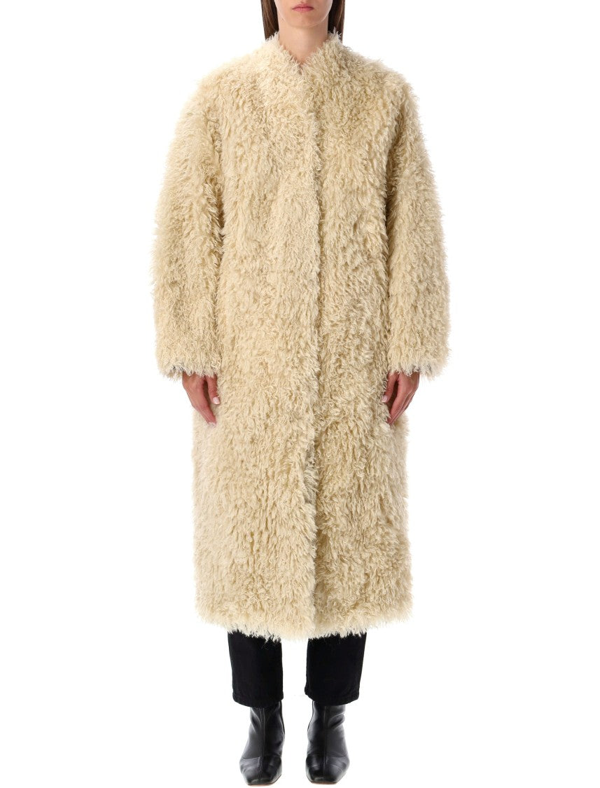 Stand Studio Carolina Eco Fur Curl Coat