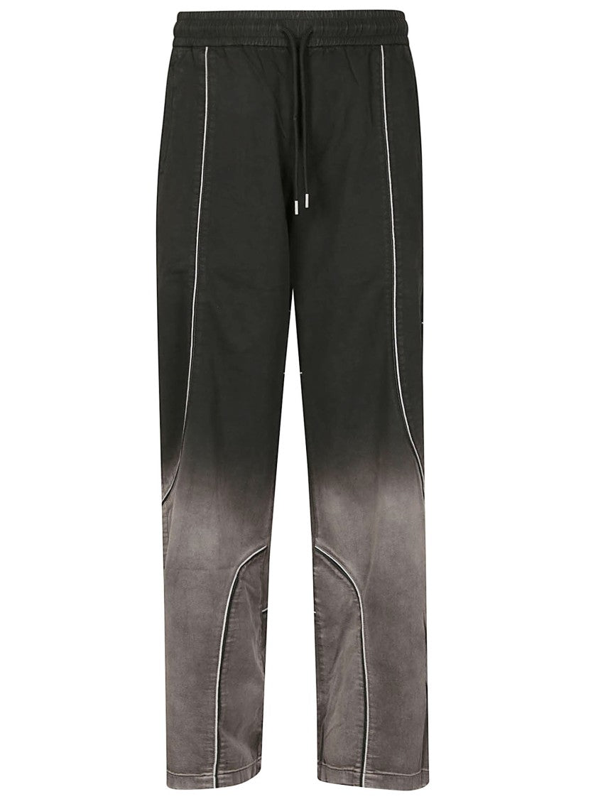 Off-White Garment Dye Cotton Track Pants