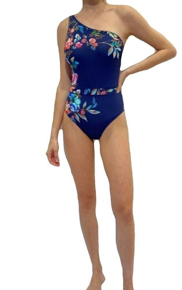 Johnny Was One Shoulder Bloom One Piece Swimsuit - Csw2122-J