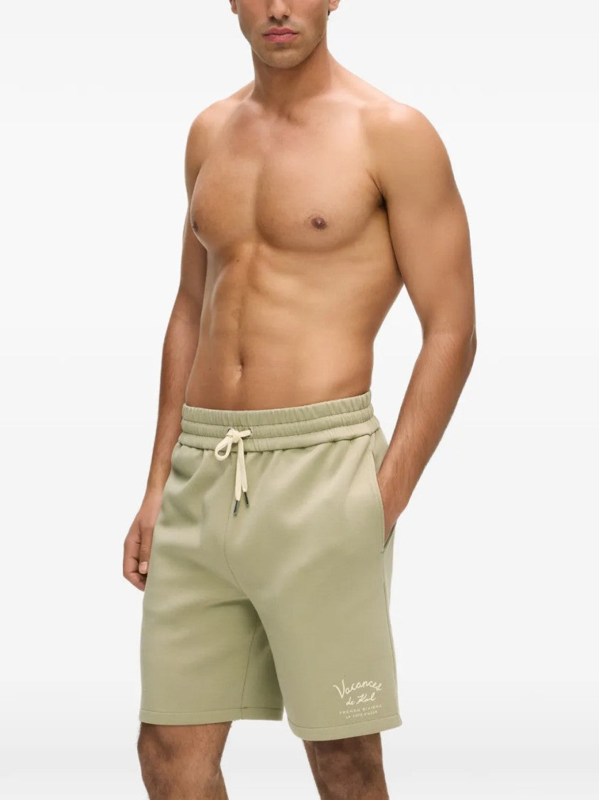 Karl Lagerfeld Relaxed-Fit Short With Elastic Waistband And Logo Accent