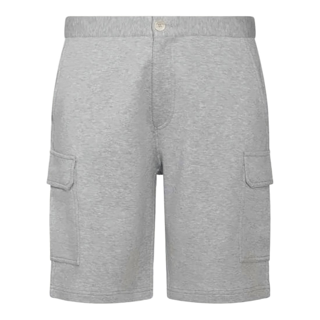 Brunello Cucinelli Tailored Grey Shorts With Buttoned Waistband