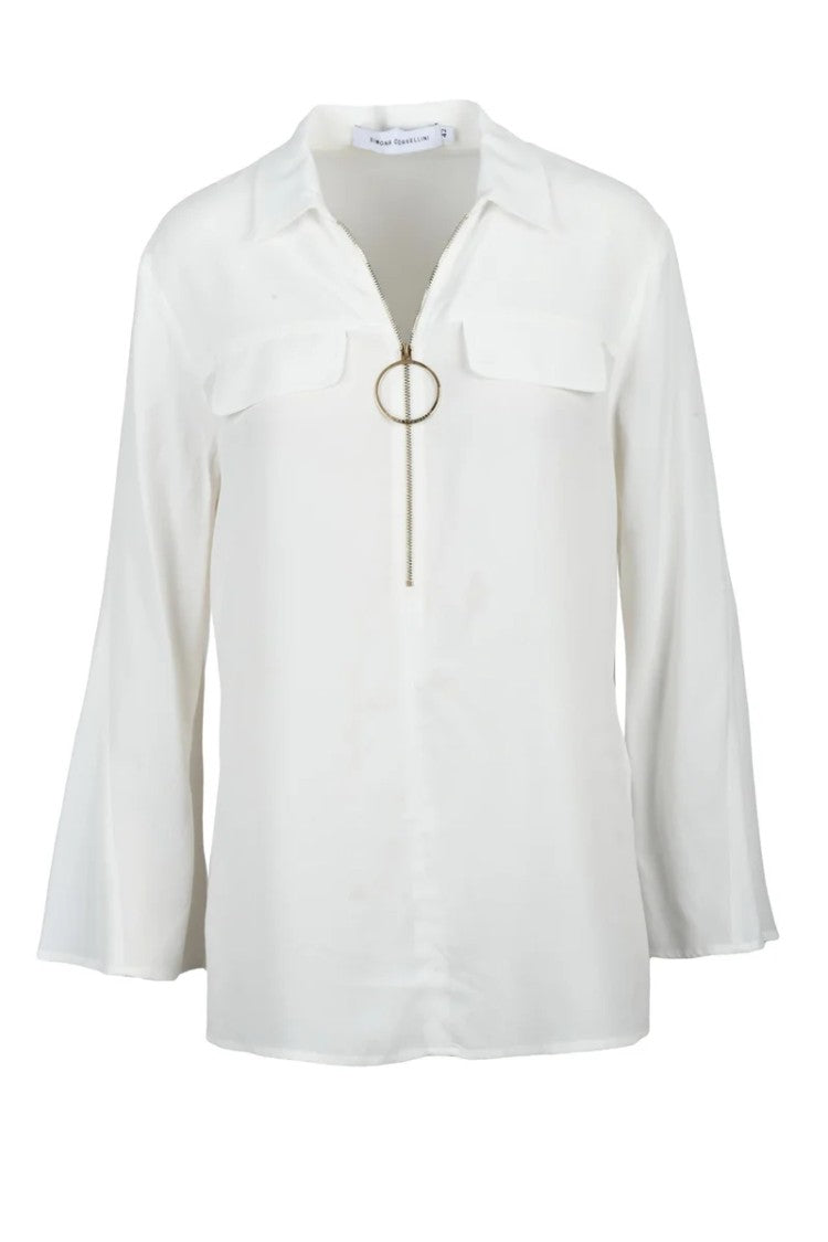 Simona Corsellini Acetate Silk Shirt - White