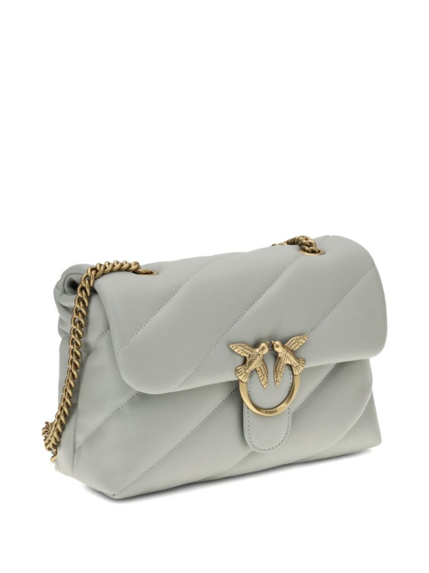 Pinko Quilted Leather Shoulder Bag