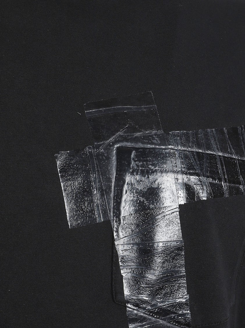 Maison Margiela Short-Sleeve T-Shirt With Textured Abstract Design