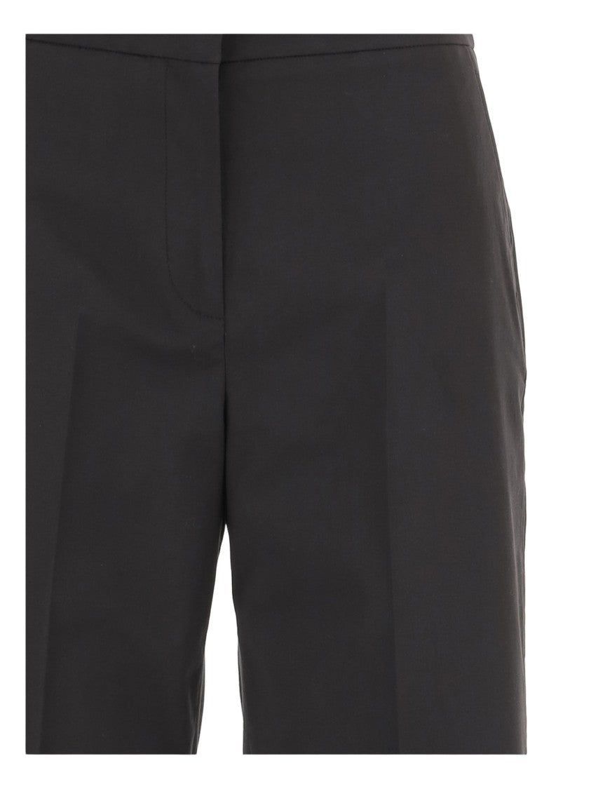 Ql2 Tailored Wide-Leg Pants With Elastic Waistband