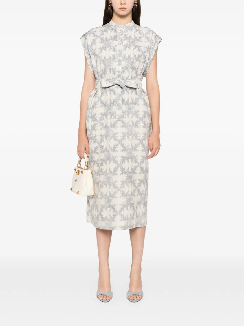 Saiid Kobeisy Printed Midi Dress