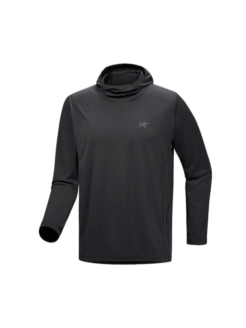 Arc'teryx Long-Sleeve Top With High Neckline And Subtle Sheen