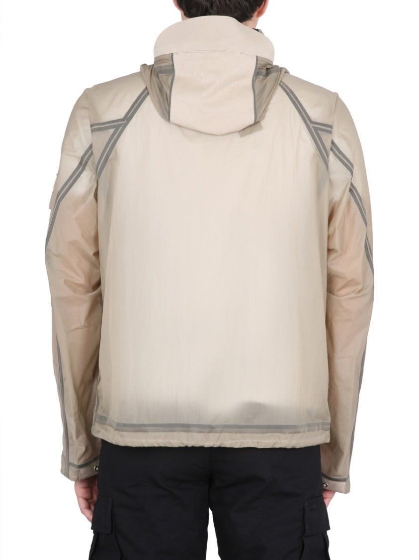 Ten C Bonded Anorak Jacket With Adjustable Hood