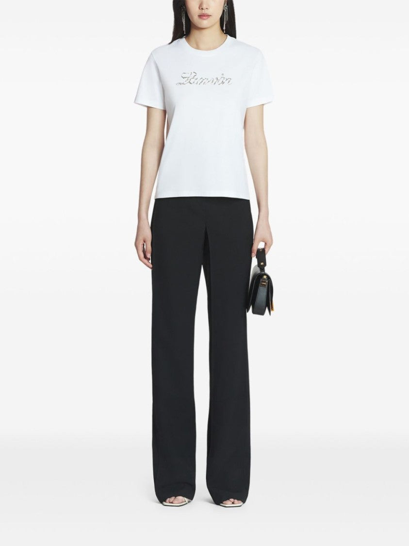 Lanvin Black Concealed Fastening Jetted Pocket Trousers