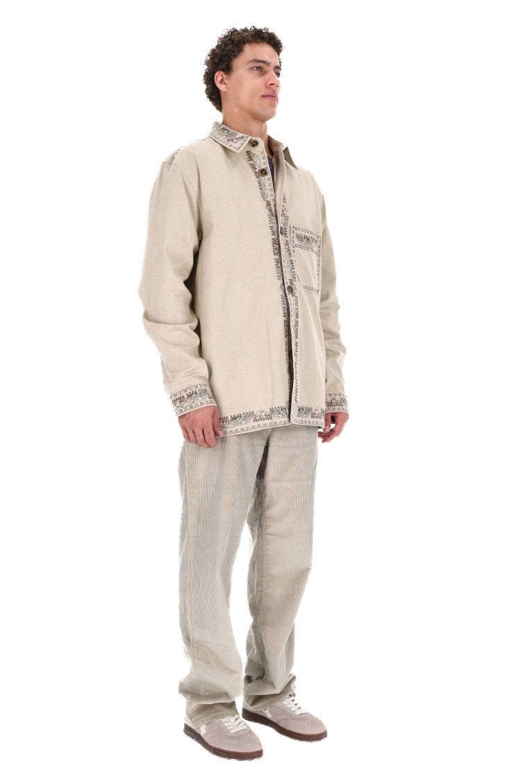 Isabel Marant Over Fit Embroidered Overshirt
