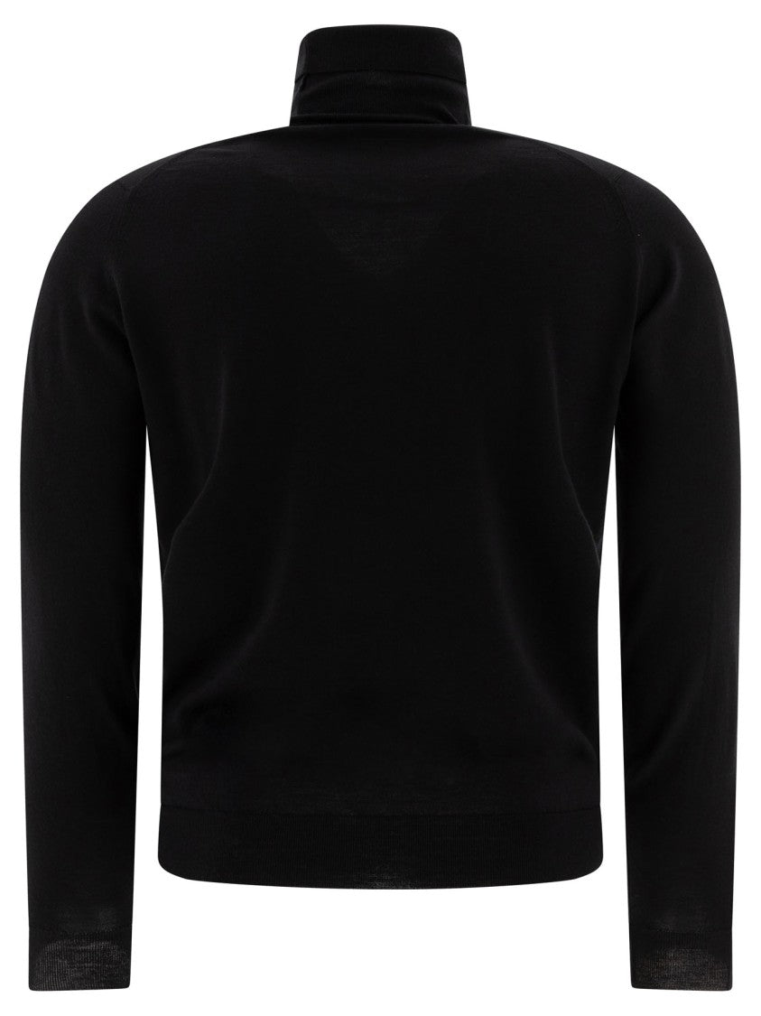 John Smedley Merino Wool "Cherwell" Turtleneck Sweater