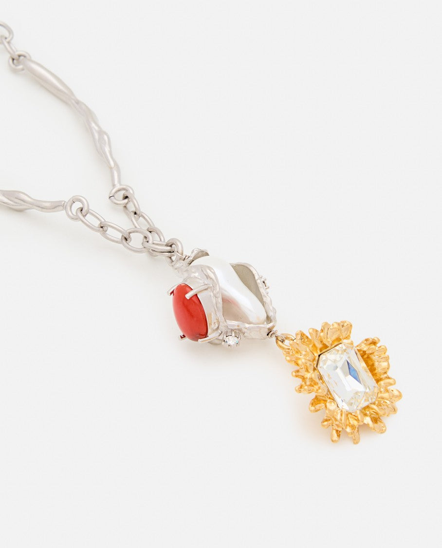 Marni Pendant Necklace With Silver Chain