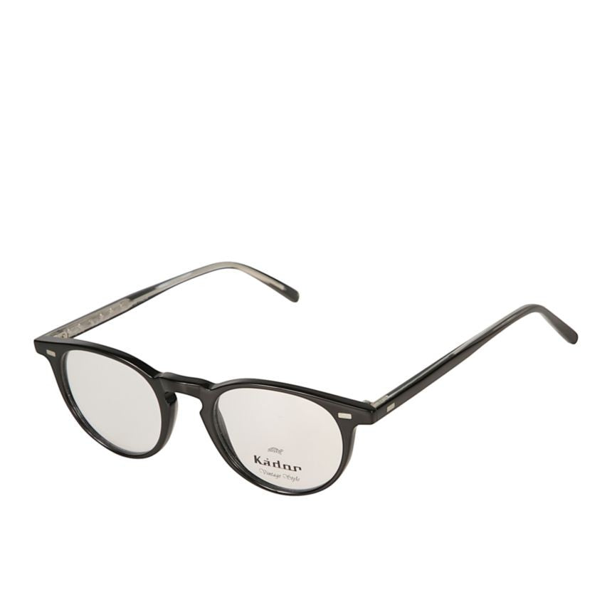 Kador Silver Jonas Keyhole Classic Round Eyeglasses