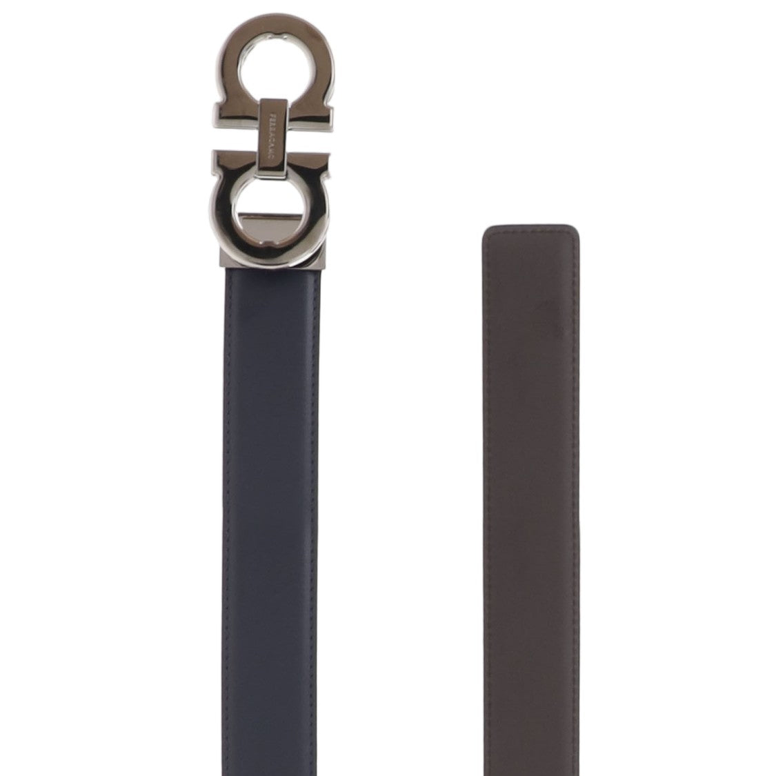 Salvatore Ferragamo Multi Gancini Interchangeable Reversible Leather Belt