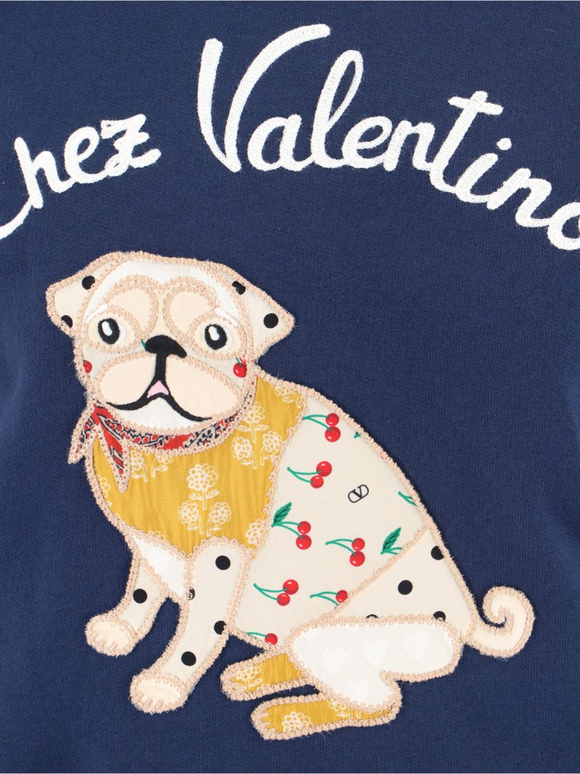 Valentino Chez Valentino T-Shirt – Navy