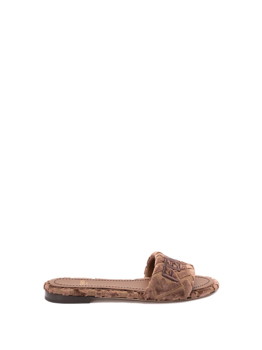 Fendi `Ff` Slides