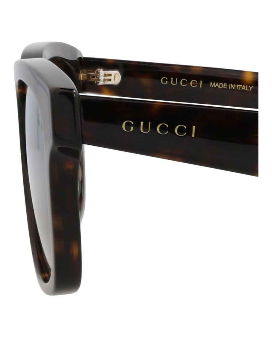 Gucci Square-Frame Tortoiseshell Sunglasses In Recycled Acetate