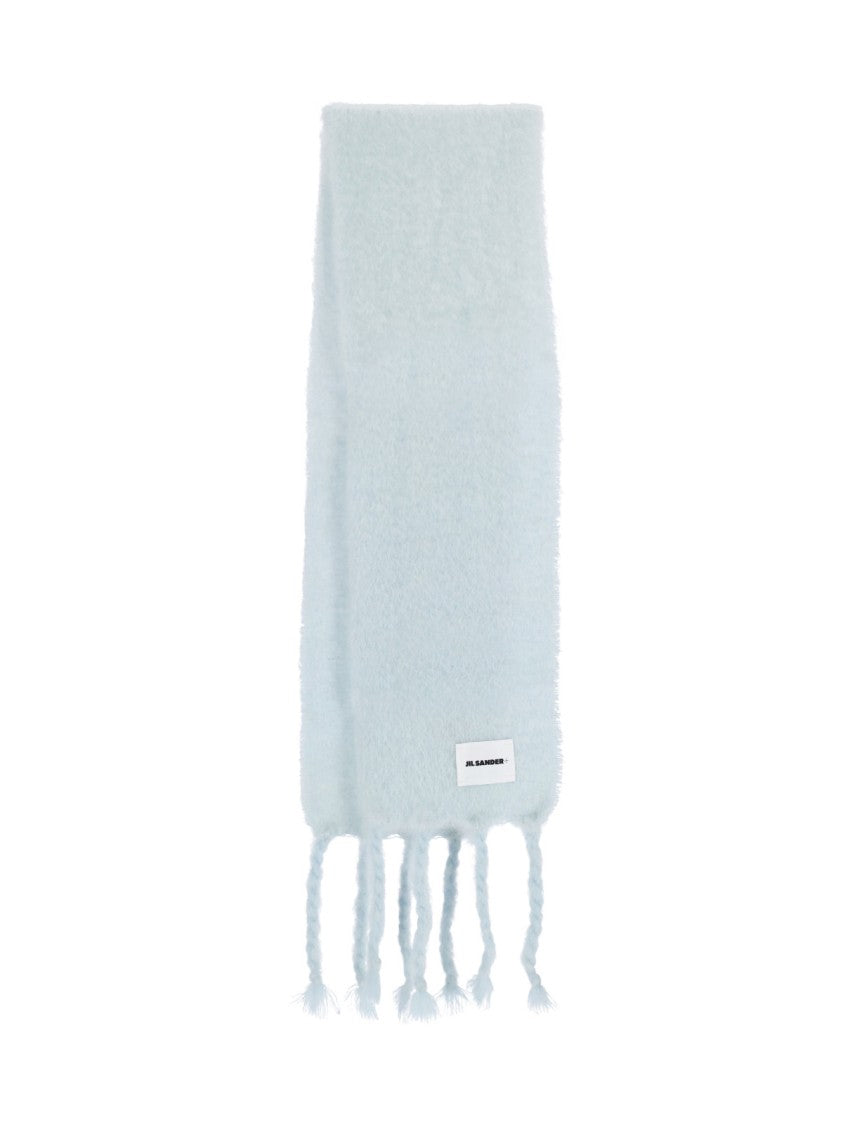 Jil Sander Mohair-Blend Scarf – Light Blue