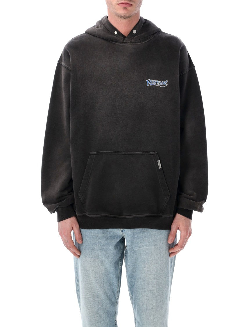Represent Represent Showcasing Oversized Black Hoodie