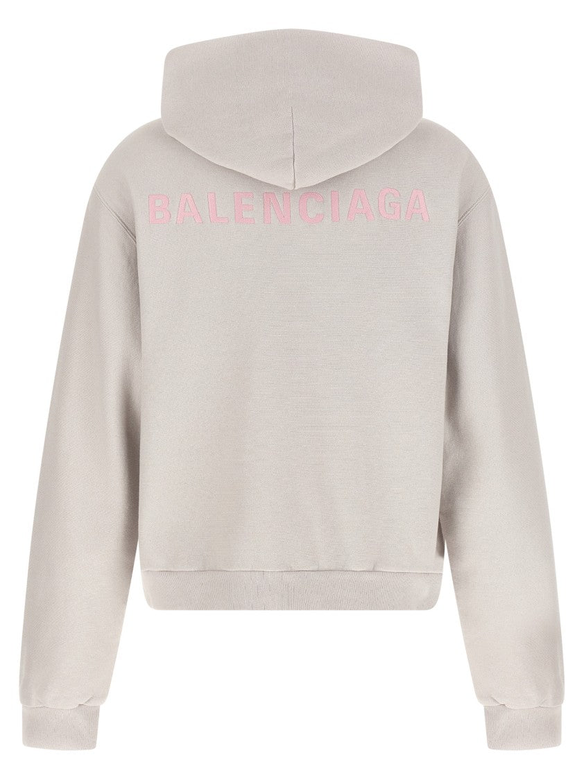 Balenciaga Logo Embroidery Hoodie