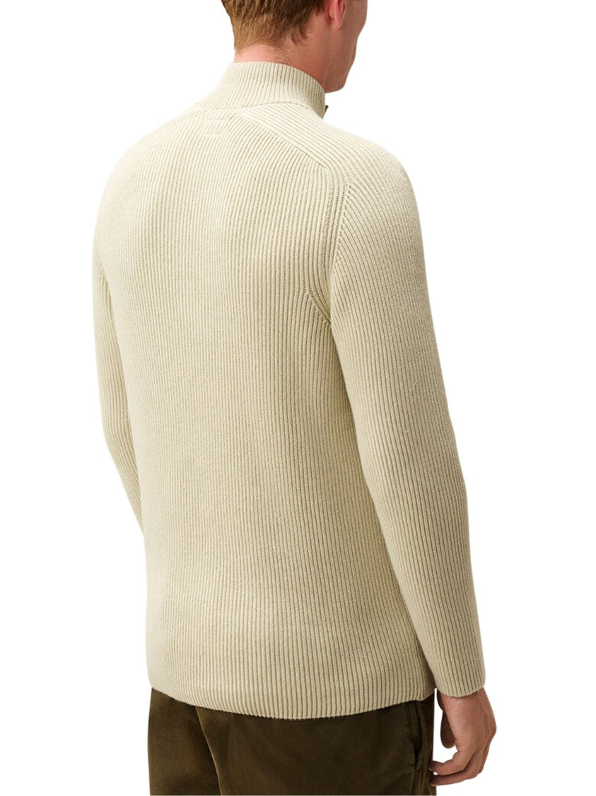 C.P. Company Full Rib Cotton Lens Crewneck Sweater