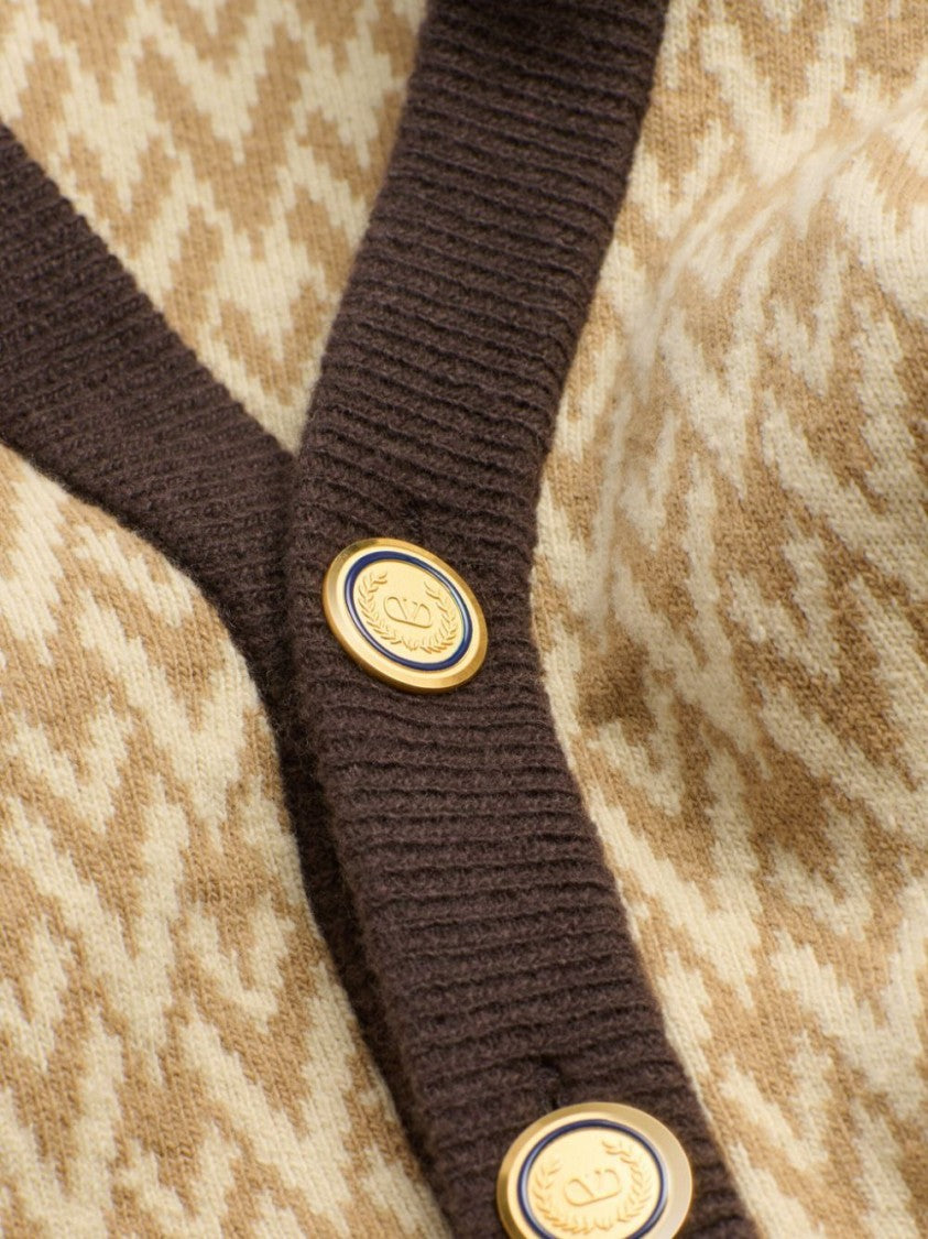 Valentino `Toute La V` Cardigan
